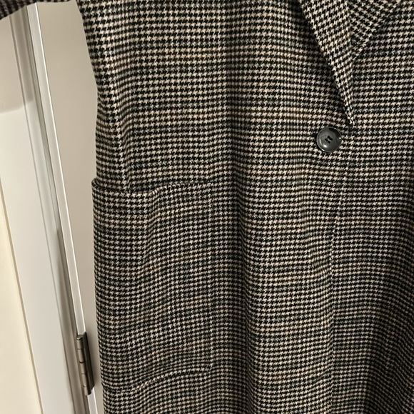 Bernardo houndstooth wool blend notch collar coat - Picture 5 of 5
